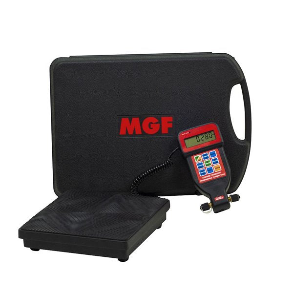 SMART Refrigerant Scale 220 lbs. (100kg) with integrated solenoid valve and free calibration