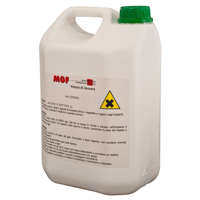 Chemical for disinfecting heating installations