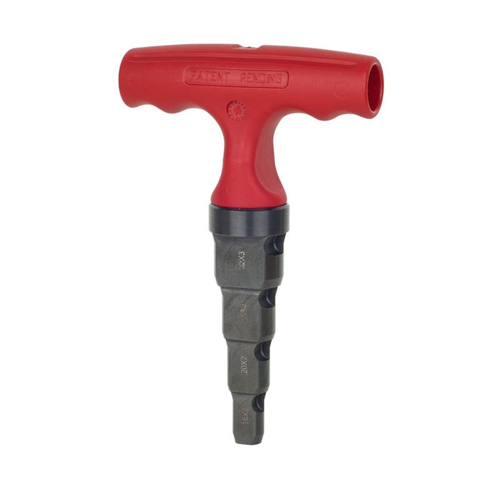 Deburring and calibrating tool 2 in 1